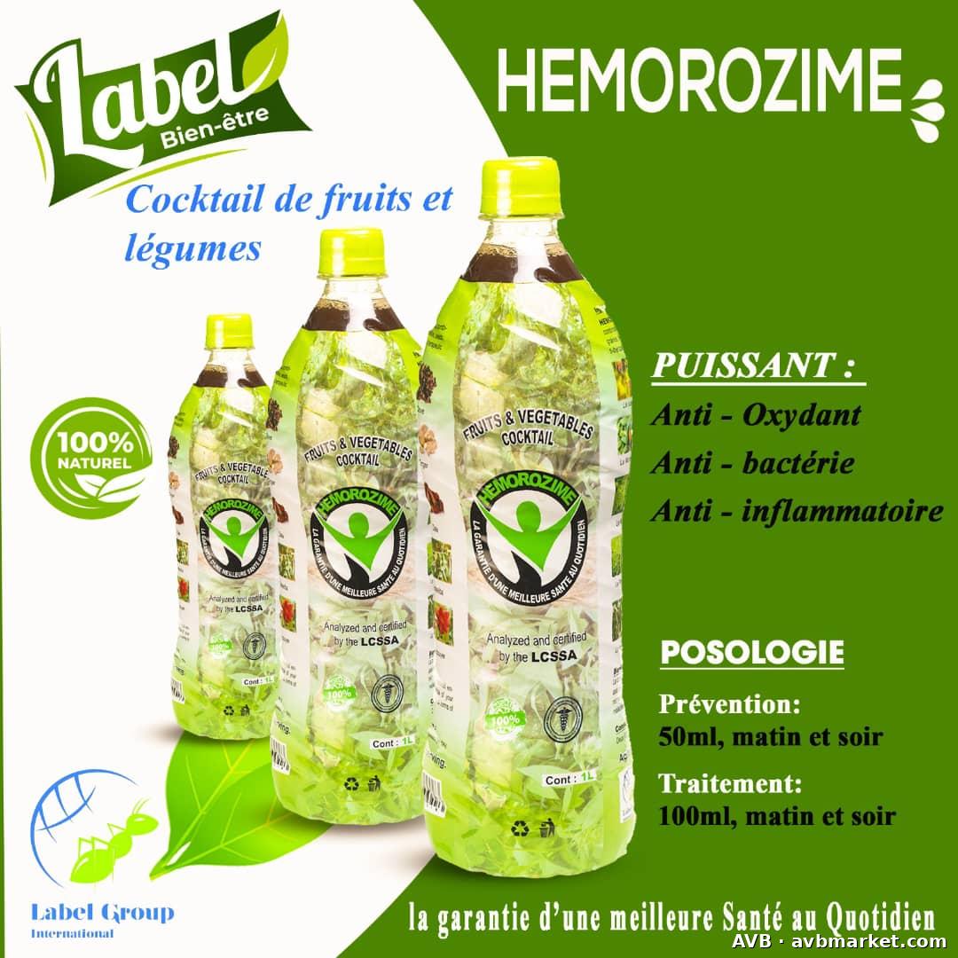 Hemorozime cocktail de fruits et légumes pour le bien-être au quotidien
