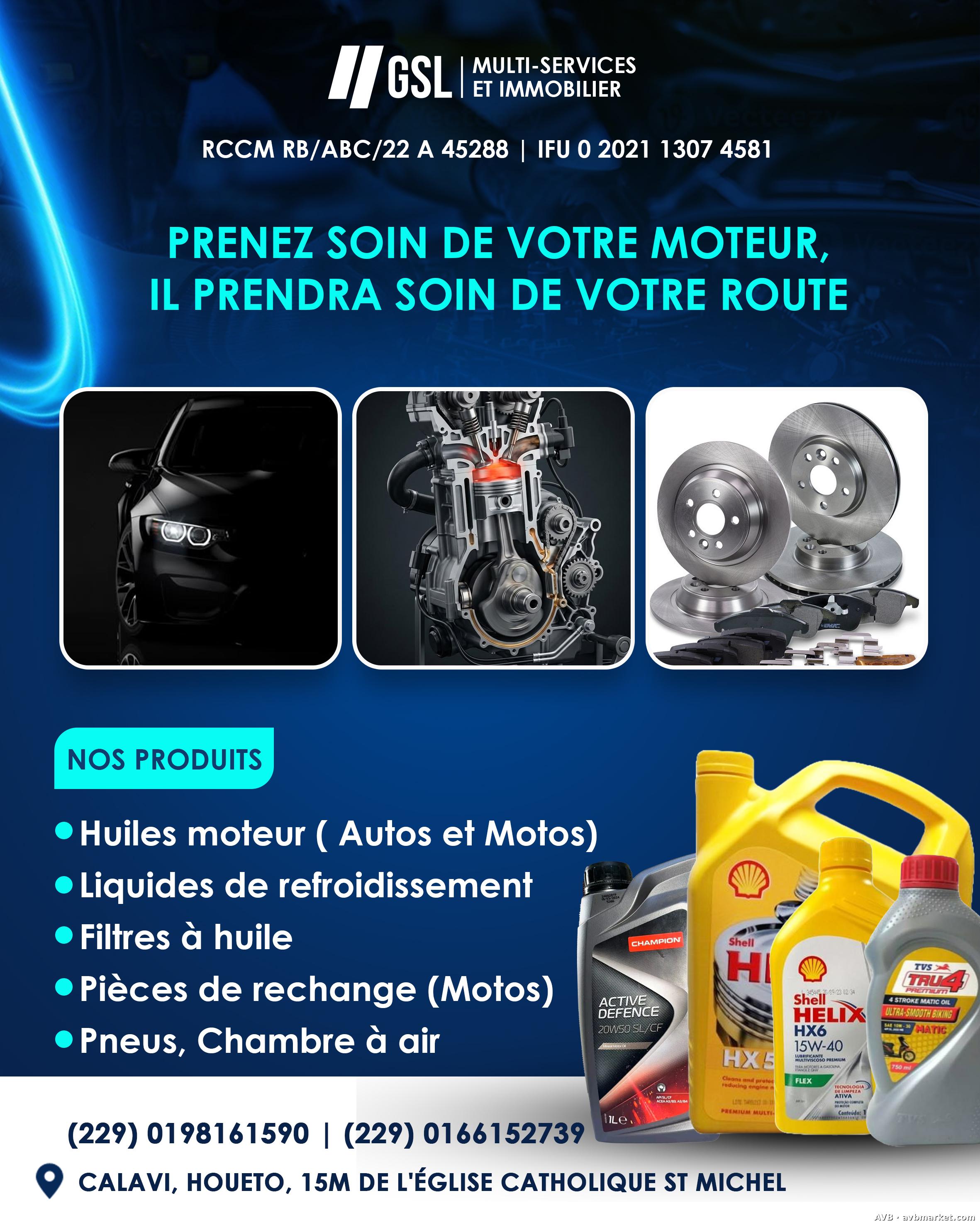 Huiles moteur toutes marques - Auto & Moto