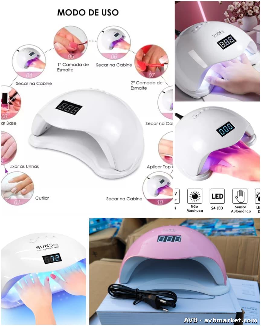 Sèche-Ongles Électrique Uv/Led – Des Ongles Parfaits En Un Temps Record !