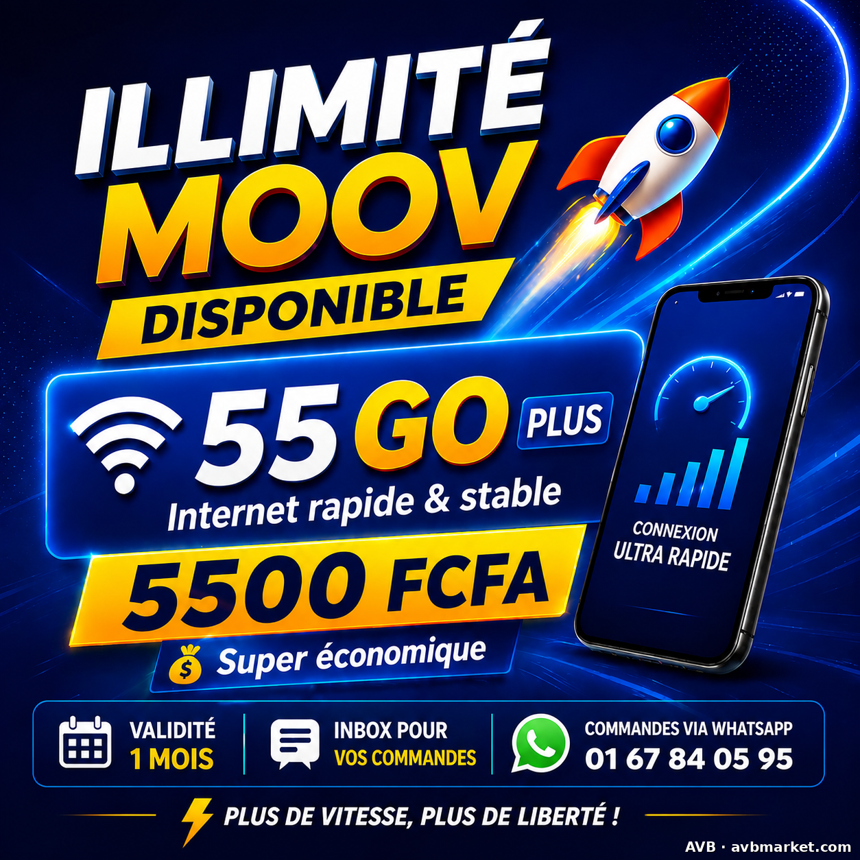 Forfait internet Moov Famille