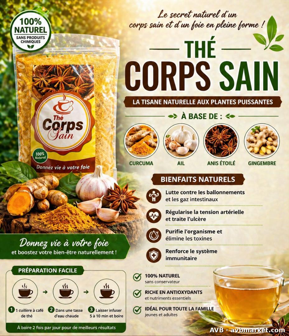 Thé corps sain